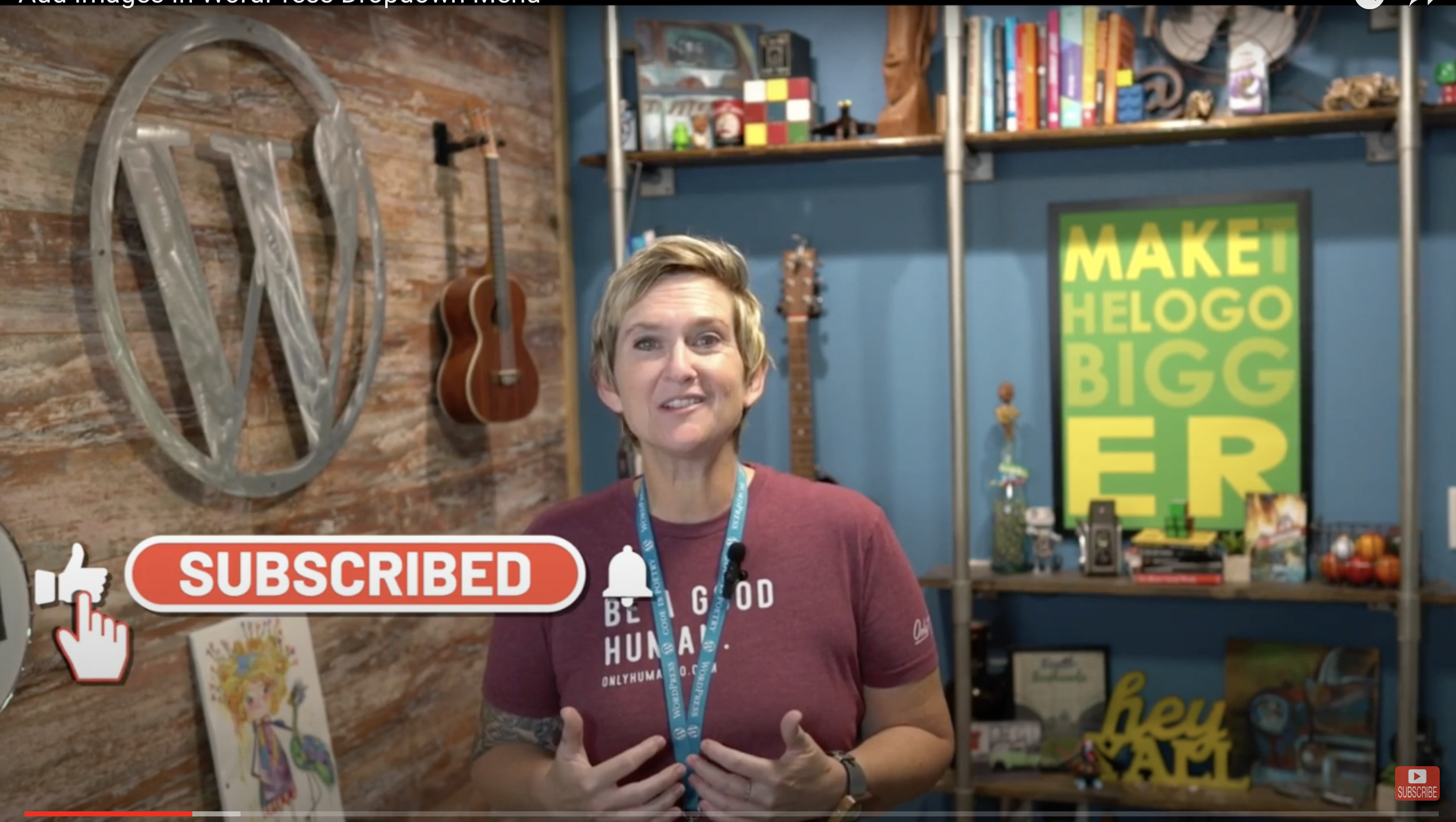 teaching on YouTube